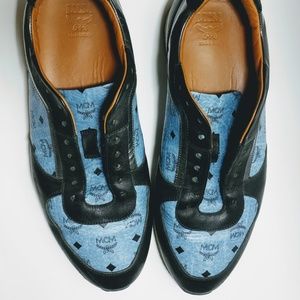 MCM Visetos Joggers Light Blue Sneaker